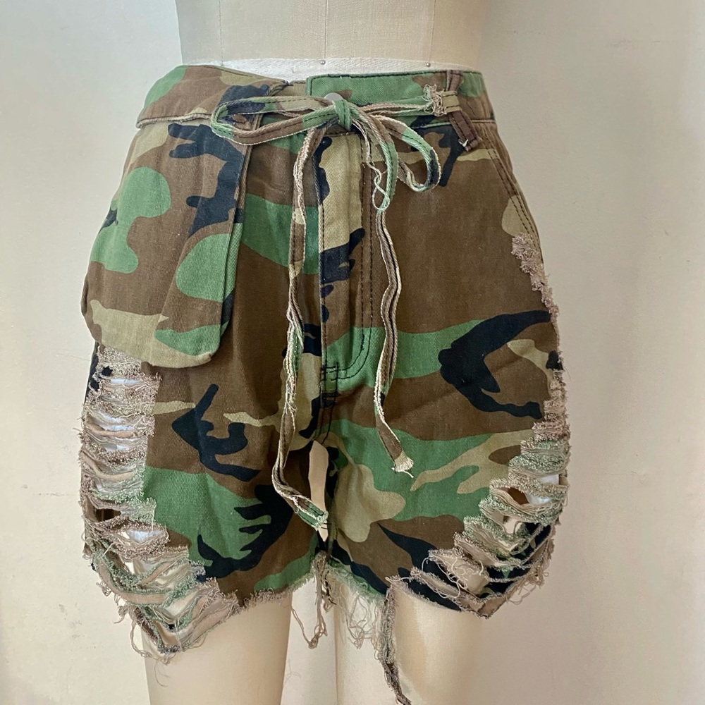 Vintage Camouflage Shorts